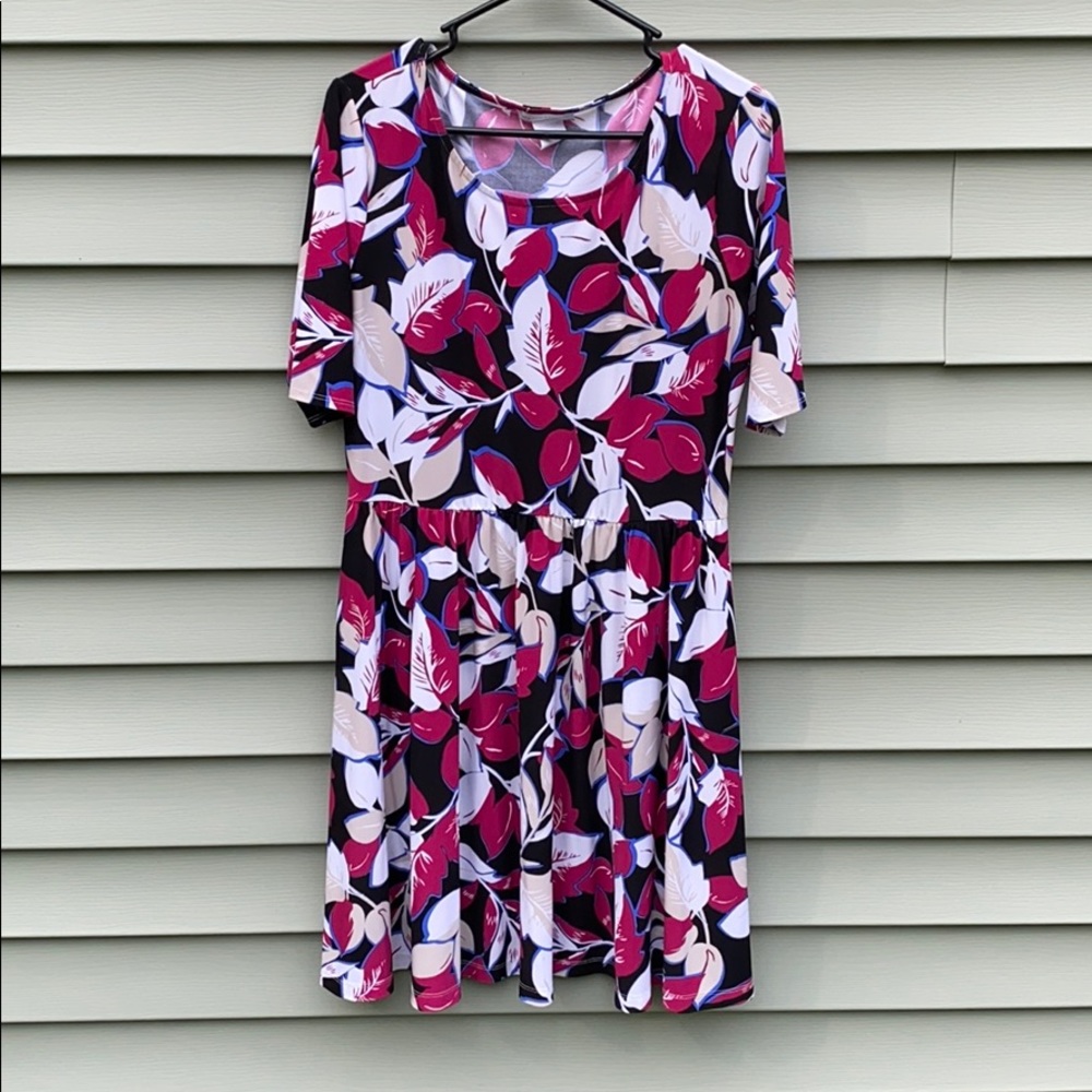 Floral New York & Company Dress Size L